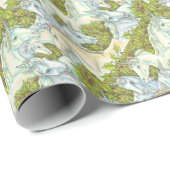 Unicorns Ansammlung FANTASY HORSES WOHNGESTALTUNG Geschenkpapier (Rolleneckpunkt)