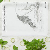 Unicorns Are Real Geschirrtuch (Gefaltet)