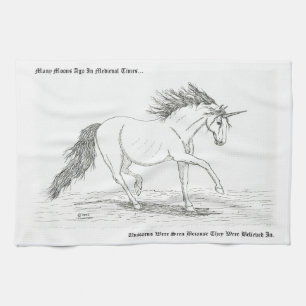 Unicorns Are Real Geschirrtuch
