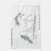 Unicorns Are Real Geschirrtuch (Vertikal)