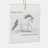 Unicorns Are Real Keramikornament (Rechts)