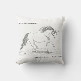 Unicorns Are Real Kissen