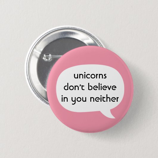 Unicorns Button (Vorne & Hinten)