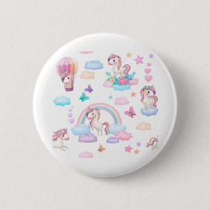 Unicorns Button