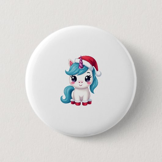 Unicorns Christmas_Santa Claus Unicorn Tank Top (3 Button (Vorderseite)