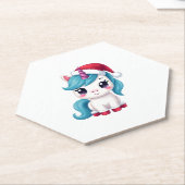 Unicorns Christmas_Santa Claus Unicorn Tank Top (3 Untersetzer (angewinkelt)