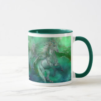 Unicorns der Seekunst-Tasse Tasse