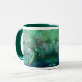 Unicorns der Seekunst-Tasse Tasse (Vorderseite Links)