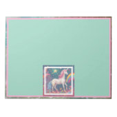Unicorns Dreams Notepad Notizblock (Vorderseite)