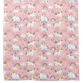 Unicorns Duschvorhang (Vorderseite)