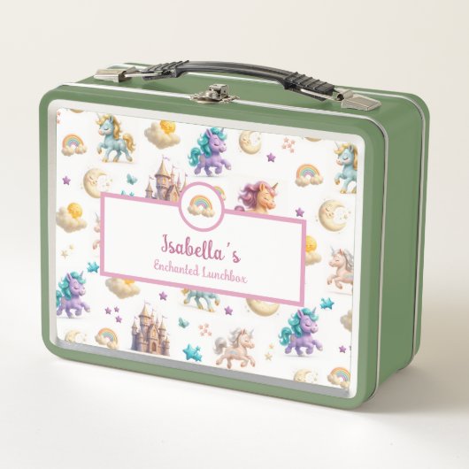 Unicorns & Fairytale Castle - Enchanted Lunchbox (Vorderseite)