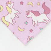Unicorns Fleece Blanket (Ecke)