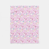 Unicorns Fleece Blanket (Vorderseite)