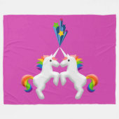 Unicorns Fleecedecke (Vorderseite (Horizontal))