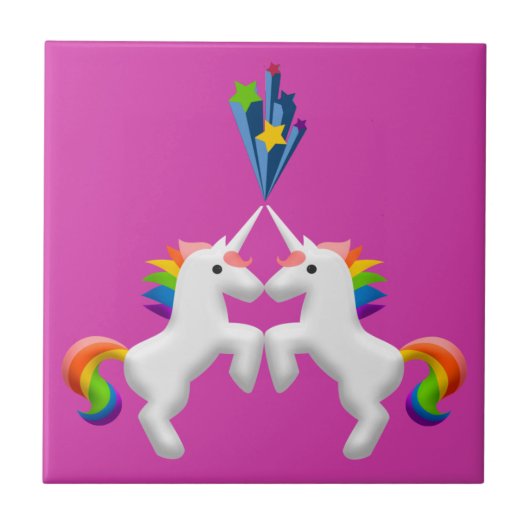 Unicorns Fliese (Vorderseite)