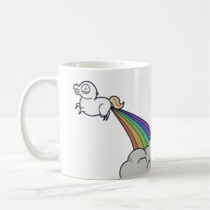 Unicorns-Furz-Regenbogen-Kaffee-Tasse Kaffeetasse