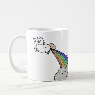 Unicorns-Furz-Regenbogen-Kaffee-Tasse Kaffeetasse
