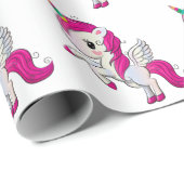 Unicorns Geschenkpapier (Rolleneckpunkt)