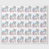 Unicorns Geschenkpapier (Flach)