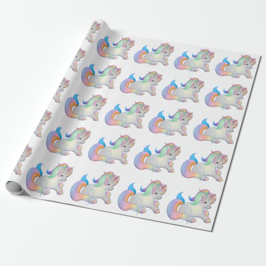 Unicorns Geschenkpapier (Ungerollt)