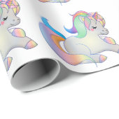 Unicorns Geschenkpapier (Rolleneckpunkt)