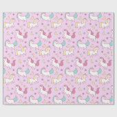 Unicorns Geschenkpapier (Flach)