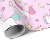 Unicorns Geschenkpapier (Rolleneckpunkt)