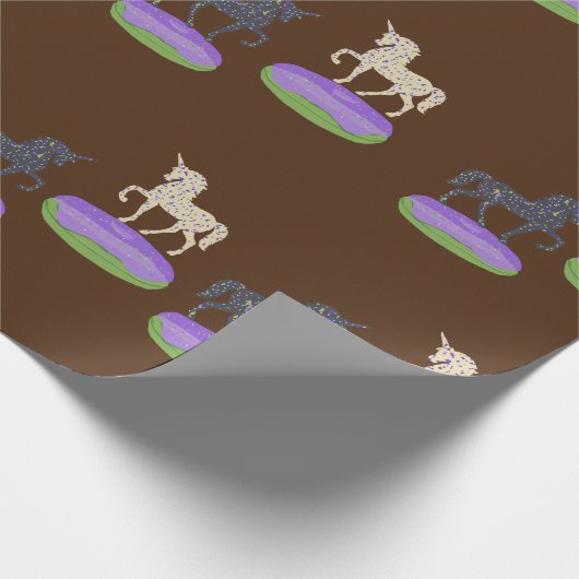Unicorns Geschenkpapier (Ecke)