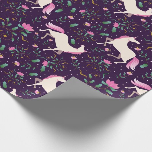 Unicorns Geschenkpapier (Ecke)