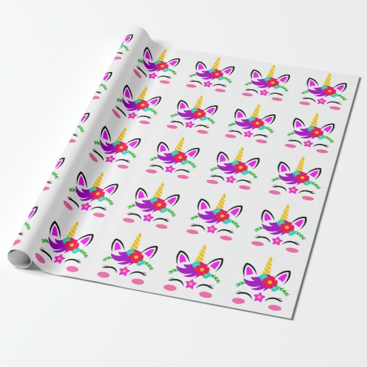 Unicorns Geschenkpapier (Ungerollt)