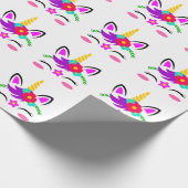 Unicorns Geschenkpapier (Ecke)
