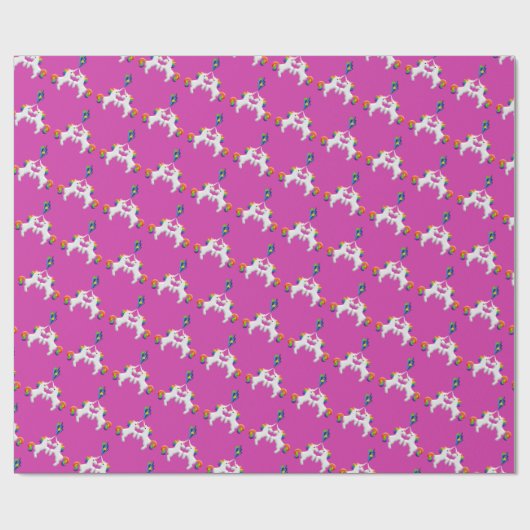 Unicorns Geschenkpapier (Flach)