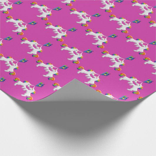 Unicorns Geschenkpapier (Ecke)