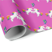 Unicorns Geschenkpapier (Rolleneckpunkt)