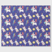 Unicorns Geschenkpapier (Flach)