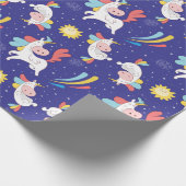 Unicorns Geschenkpapier (Ecke)