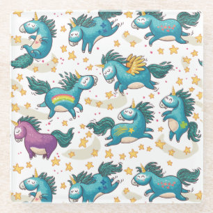 Unicorns Glasuntersetzer