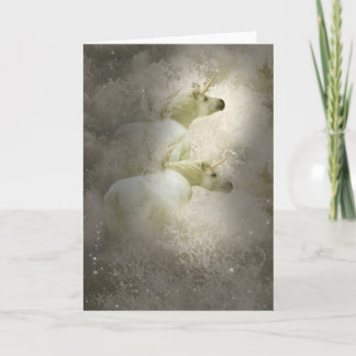Unicorns Greeting Card Karte