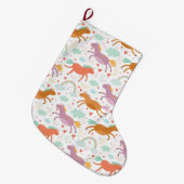 Unicorns Großer Weihnachtsstrumpf (Vorderansicht (hängend))