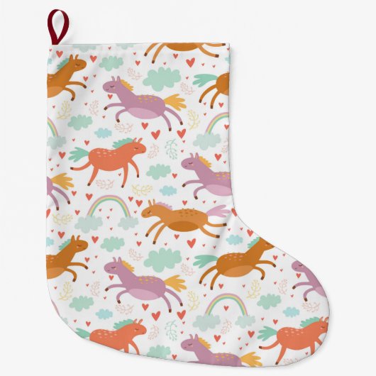 Unicorns Großer Weihnachtsstrumpf (Vorderseite)