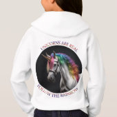 Unicorns Hoodie (Rückseite)
