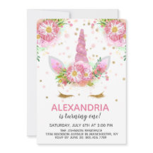 Unicorns in Bloom Birthday