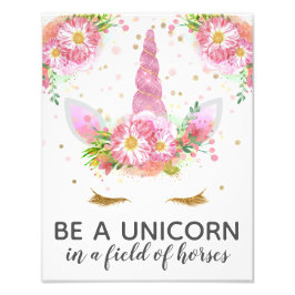Unicorns in Bloom Fotodruck