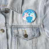 Unicorns in Liebe Knopf Button (Beispiel)
