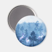 Unicorns in the Mist Magnet (Vorderseite/Rückseite)