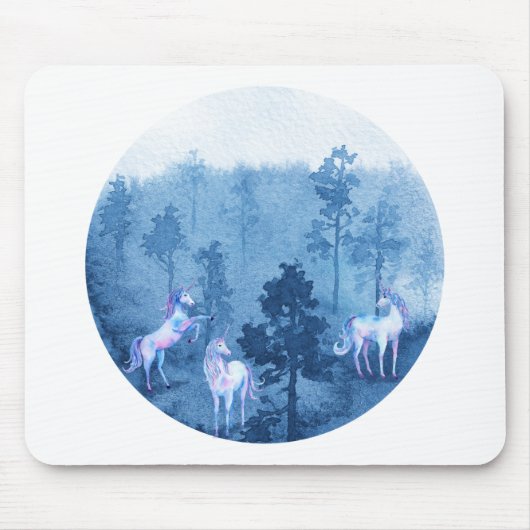 Unicorns in the Mist Mousepad (Vorne)