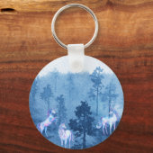 Unicorns in the Mist Schlüsselanhänger (Vorderseite)