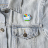 Unicorns Kindergeburtstag Party Theme Button (Beispiel)