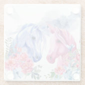 Unicorns Kunst, Dichtung und Musik Glasuntersetzer (Rückseite)