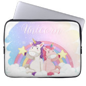 Unicorns Laptop Sleeve (Vorderseite)